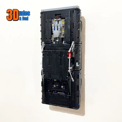 3DUDES & DAD Wandhalterung für LEGO Technic Dom's Dodge Charger (Set 42111)