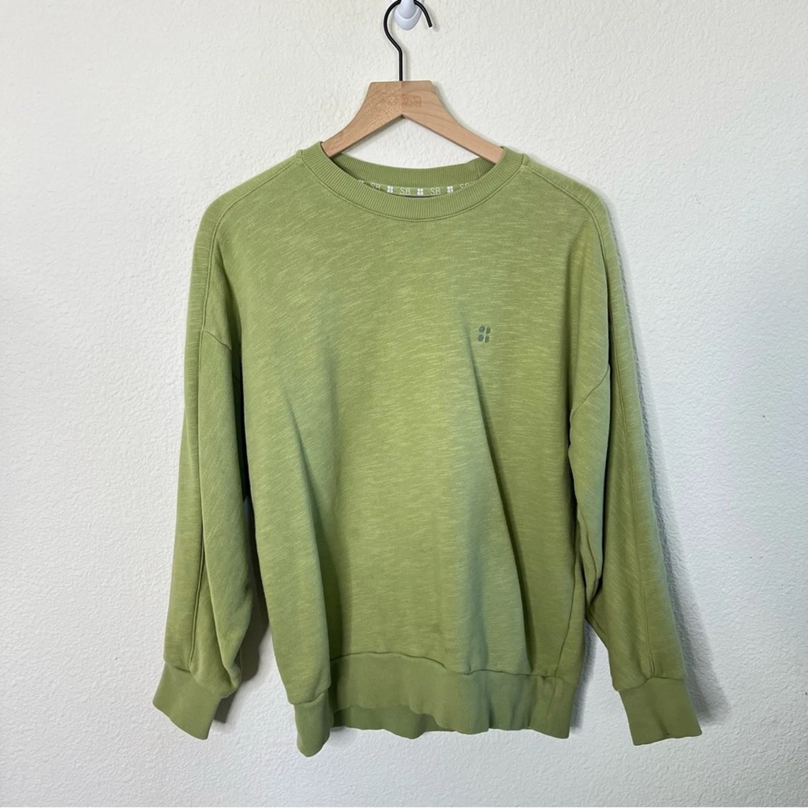 sweaty-betty crewneck oversized sweater