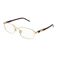 NEW Gucci GG1801O 006 Gold 56mm Eyeglasses
