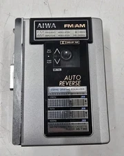 AIWA AM FM Stereo Walkman Tape Player - TESTED - EB-19125