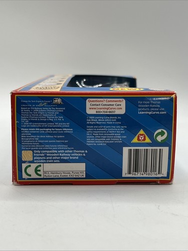 Neue seltene Thomas & seine Freunde Holzeisenbahn Schmalspur Lok Geschenkpackung - Bild 3 von 5