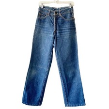 Vintage Calvin Klein Boys Size 10 Blue Denim Straight Jeans