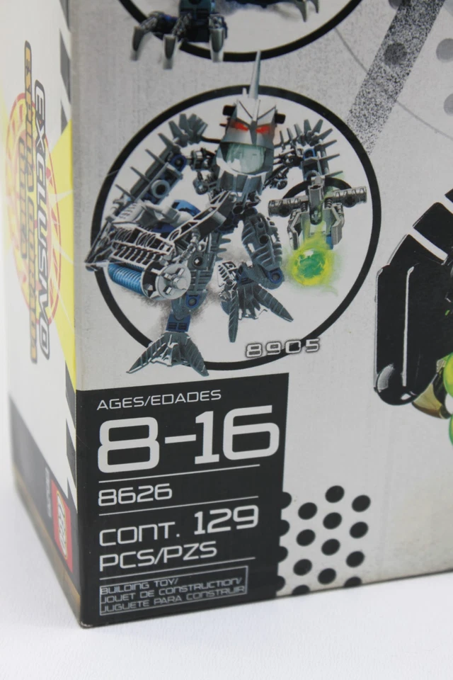 New In Sealed Box RARE LEGO BIONICLE: Irnakk (Item# 8626) - Image 3 of 4