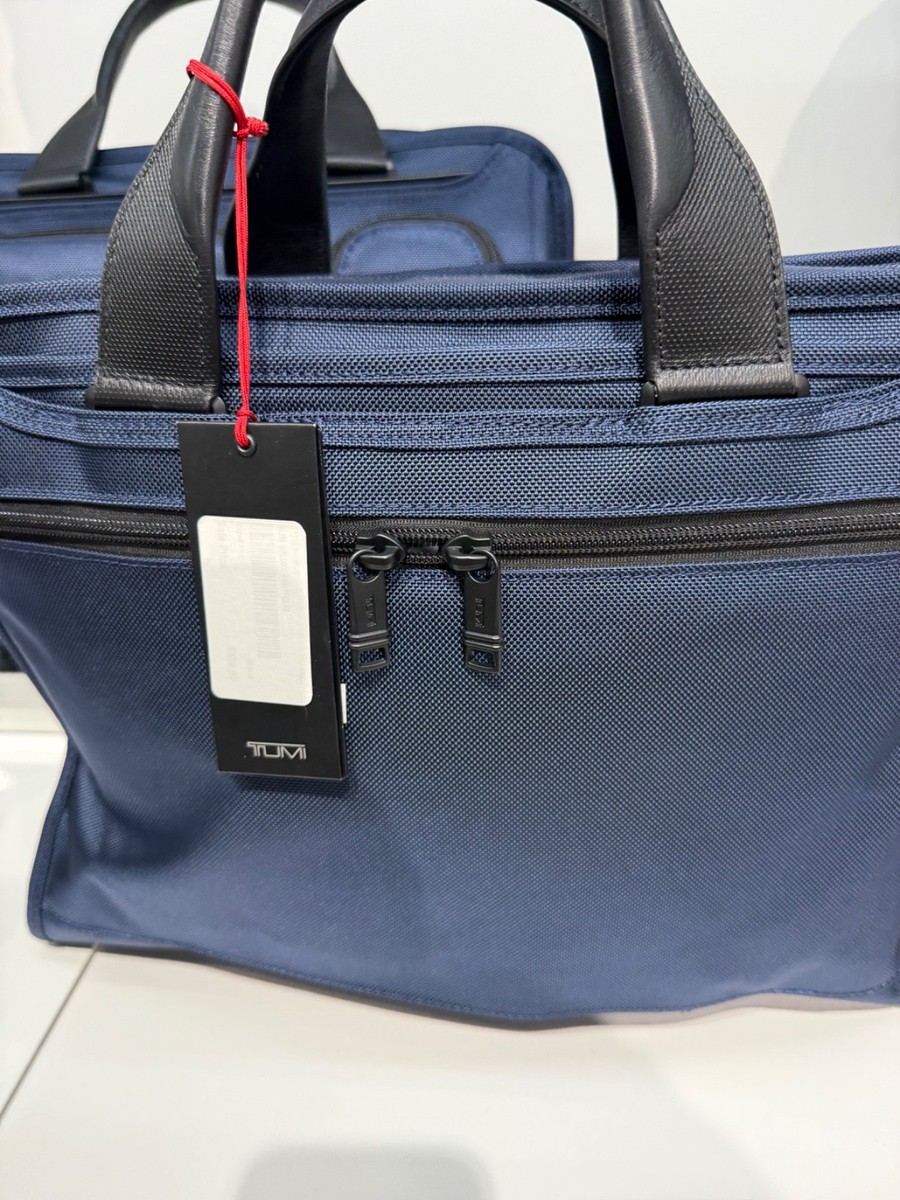 NEW Tumi ALPHA 16.0” Slim Deluxe Portfolio Laptop Brief Briefcase