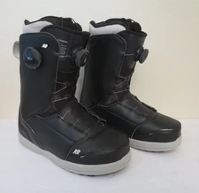K2 BOA Boundary Snowboard Boots - All Black - Sz 9 - Exceptional Condition