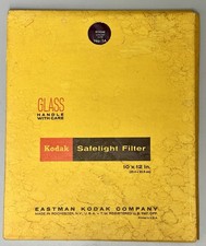 NOS Kodak 10 X 12 Safelight Filter No. 1A Vintage Never Used
