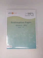 HTVRONT Sublimation Paper - 30 Sheets x 120g - 8.5"x11" - Sealed - 98% Transfer