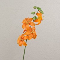Artplants KüNstliche Tigerlilie Ashanti, Orange, 65Cm, Ø8Cm