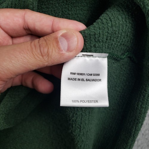 Simms Fishing Rivershed Fleece Sweater Mens 2XL Green 1/4 Half Zip Pullover - Picture 5 of 8