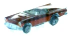 Vintage Classic 67 T-Bird Redline Hot Wheel Car #6252 Mattel 1969 Orange