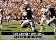 1991 Pro Set #192 Terry McDaniel