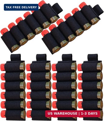 6 Packs 6 Rounds Shotgun Side Saddle Carrier. 12/20 Gauge Shotgun Shell Holder.