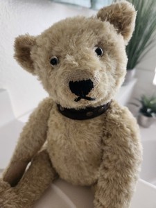 STEIFF  1930/40s~RARE BLOCK BUTTON TEDDY~CHARMING ANTIQUE 16" BEAR~READY TO LOVE