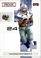 2007 Playoff NFL Playoffs Red Proof #27 Marion Barber - FB