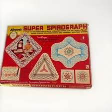 Kenner Super Spirograph Plus Drawing Set with Original Box not complete
