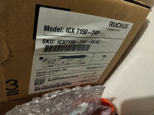 Ruckus ICX 7150-24P PoE Network Switch - Brand New, Boxed, Unopened. - Picture 4 of 4