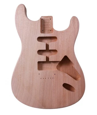 SIEMONICS Electric Guitar Body Mahogany Wood Unfinished SSH Pickups Hard Tail Bolt on Heel