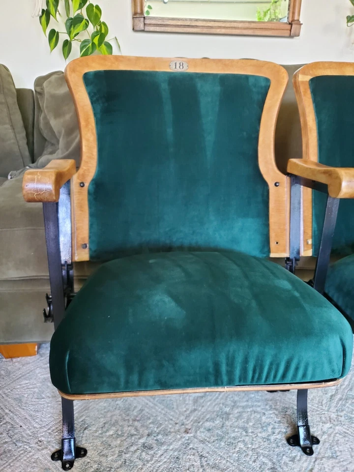 Антикварные театральные сиденья Heywood-Wakefield - Изображение 2 из 4