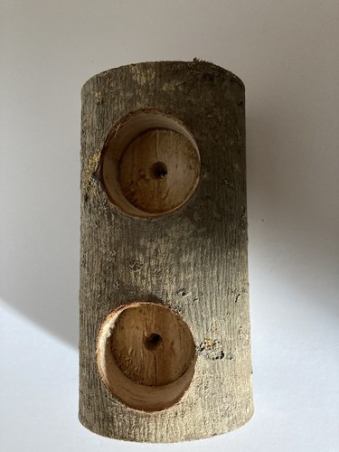 Tea light Candle Holder Natural Tree Log Home Decor - Picture 2 of 5