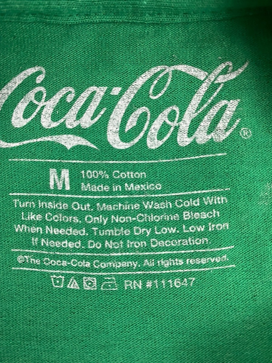 90s Coca-Cola 長袖ラガーシャツ グリーン 90s Coca-Cola 長袖ラガー