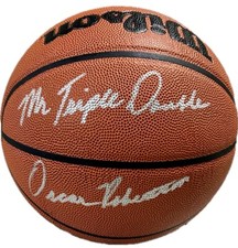 Oscar Robertson Signed Autographed Wilson Basketball JSA Auth. Mr. Triple Double