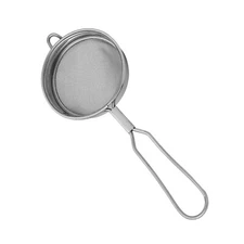 Stainless Steel Loose Tea Strainer – Extra Fine Mesh for Smooth Infusions