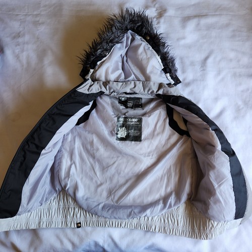 DC Shoes Y2K Pink Black White S Full-zip Sleeveless Puffer Vest Jacket Windbreak - Picture 13 of 16