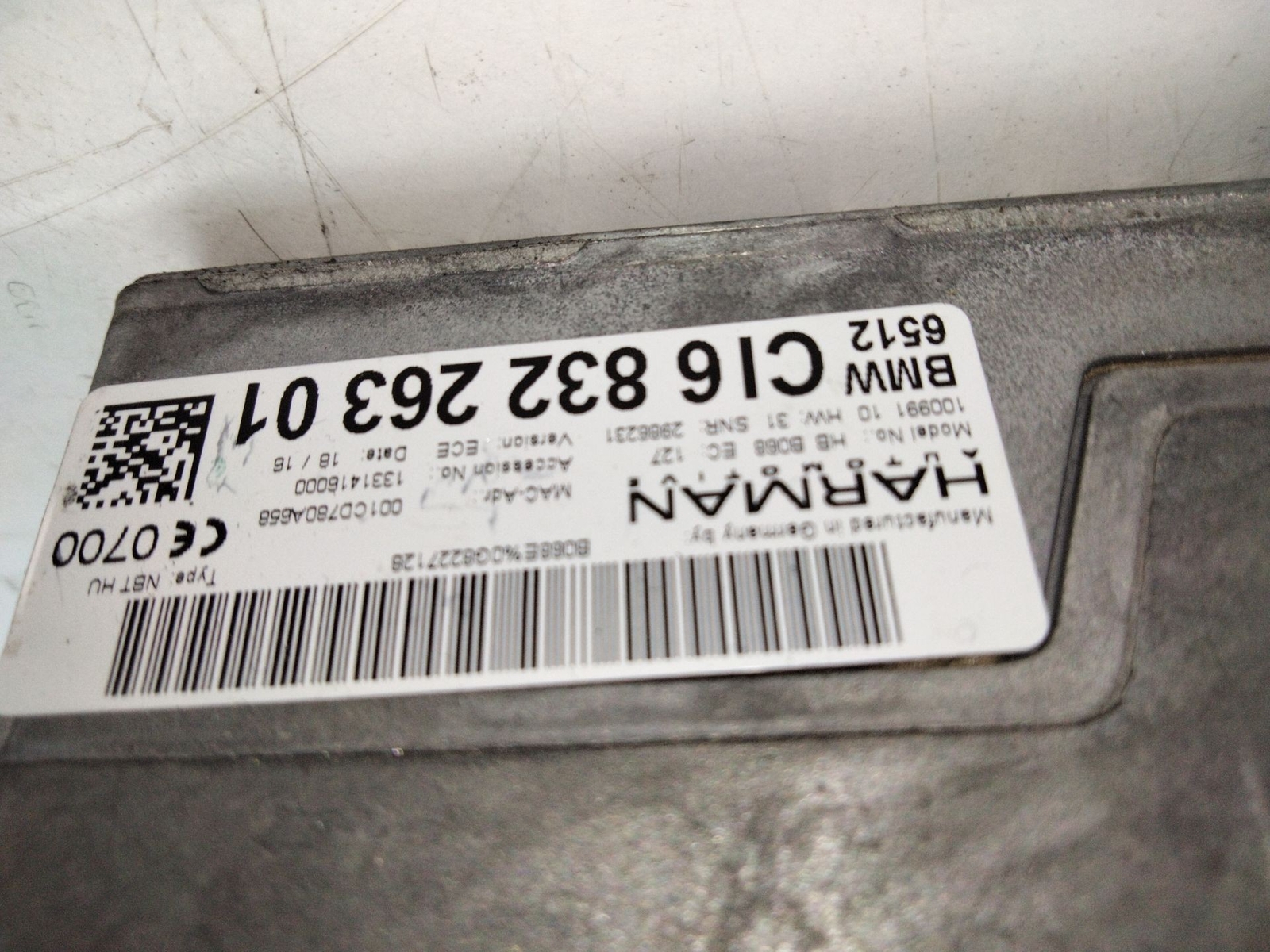 683326301 CI683226301 AUDIOSYSTEM / RADIO-CD FÜR BMW 5 F10 520 D  