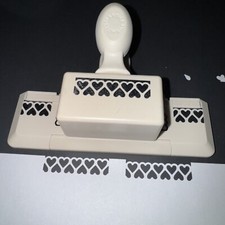 Martha Stewart Valentine Hearts Edge Border Punch Scrapbooking Craft Card Tool