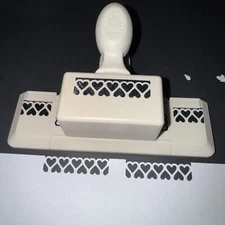 Martha Stewart Valentine Hearts Edge Border Punch Scrapbooking Craft Card Tool