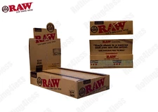 AUTHENTIC Raw Classic 1 1/4  Unrefined Rolling Papers 24 Packs