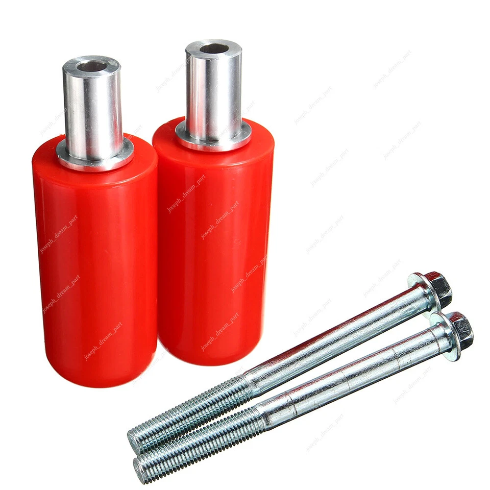 Protetor anti-colisão Fit Honda Yamaha universal motocicleta vermelho quadro 10mm - Imagem 2 de 4