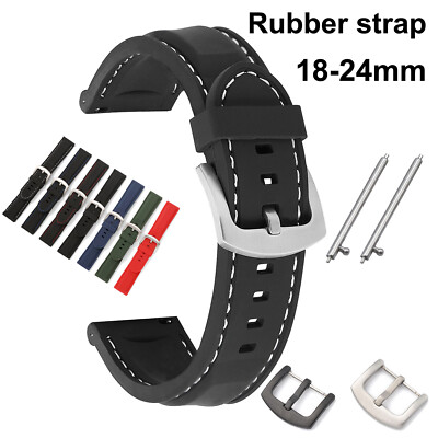 Sports Rubber Strap For Samsung Huawei GT3 22mm 18 24mm Silicone Watch Band 20mm