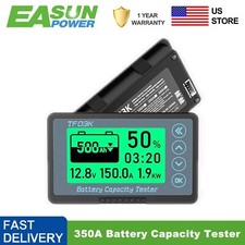 350A LCD Battery Monitor 8-120V Caravan Battery Voltmeter Capacity Tester