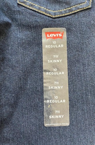 Neu mit Etikett Levi's Mädchen 711 Skinny Fit Jeans Farbe dunkelblau Größe Reg 8, 10, 12 $ 40 - Bild 27 von 37