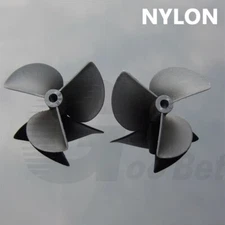 Nylon Plastic Propeller Props 3 Blade CW CCW for RC Boat Model DIY Various Size