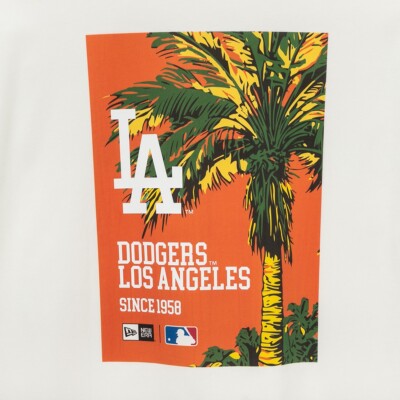 New Era MLB Los Angeles Dodgers poster T-shirt, White | eBay