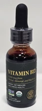 Vitamin B12 5000 mcg 3-in-1 Organic Liquid Vitamin 30-Day Supply 1 oz Sealed