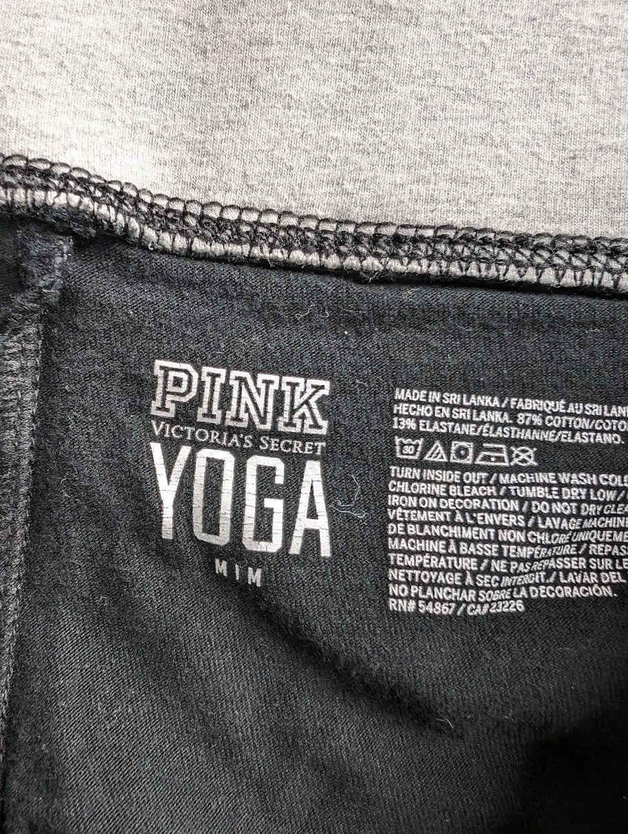 victoria-secret-vs yoga cut ankle 3/4 leggings