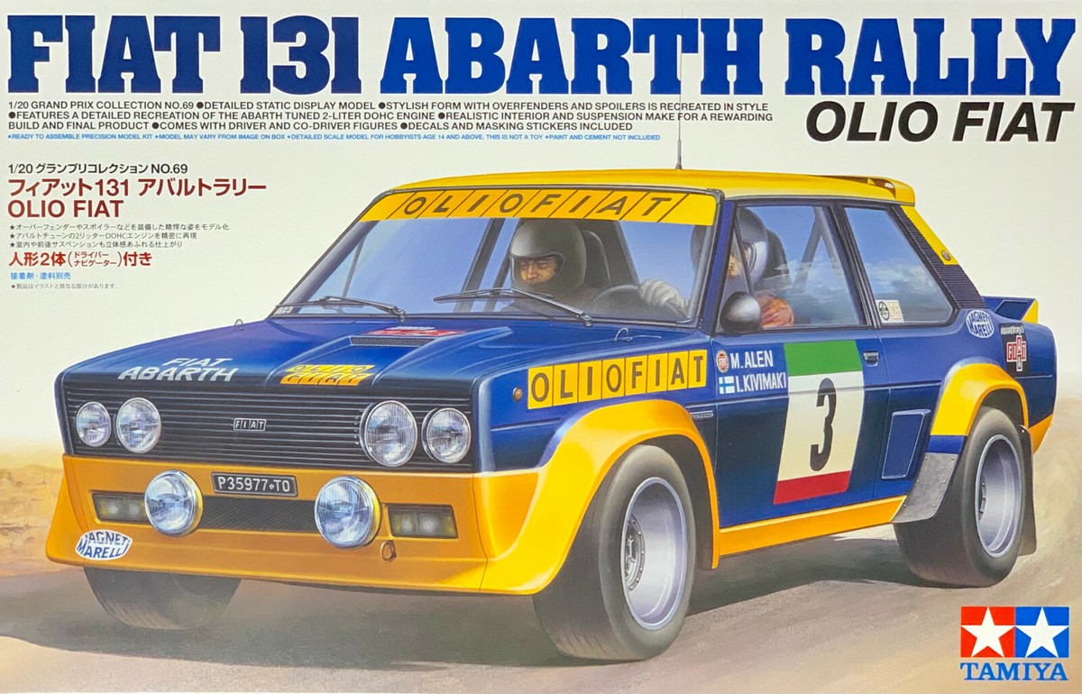 TAMIYA 20069 1/20 Scale Kit FIAT 131 ABARTH RALLY OLIO FIAT | eBay