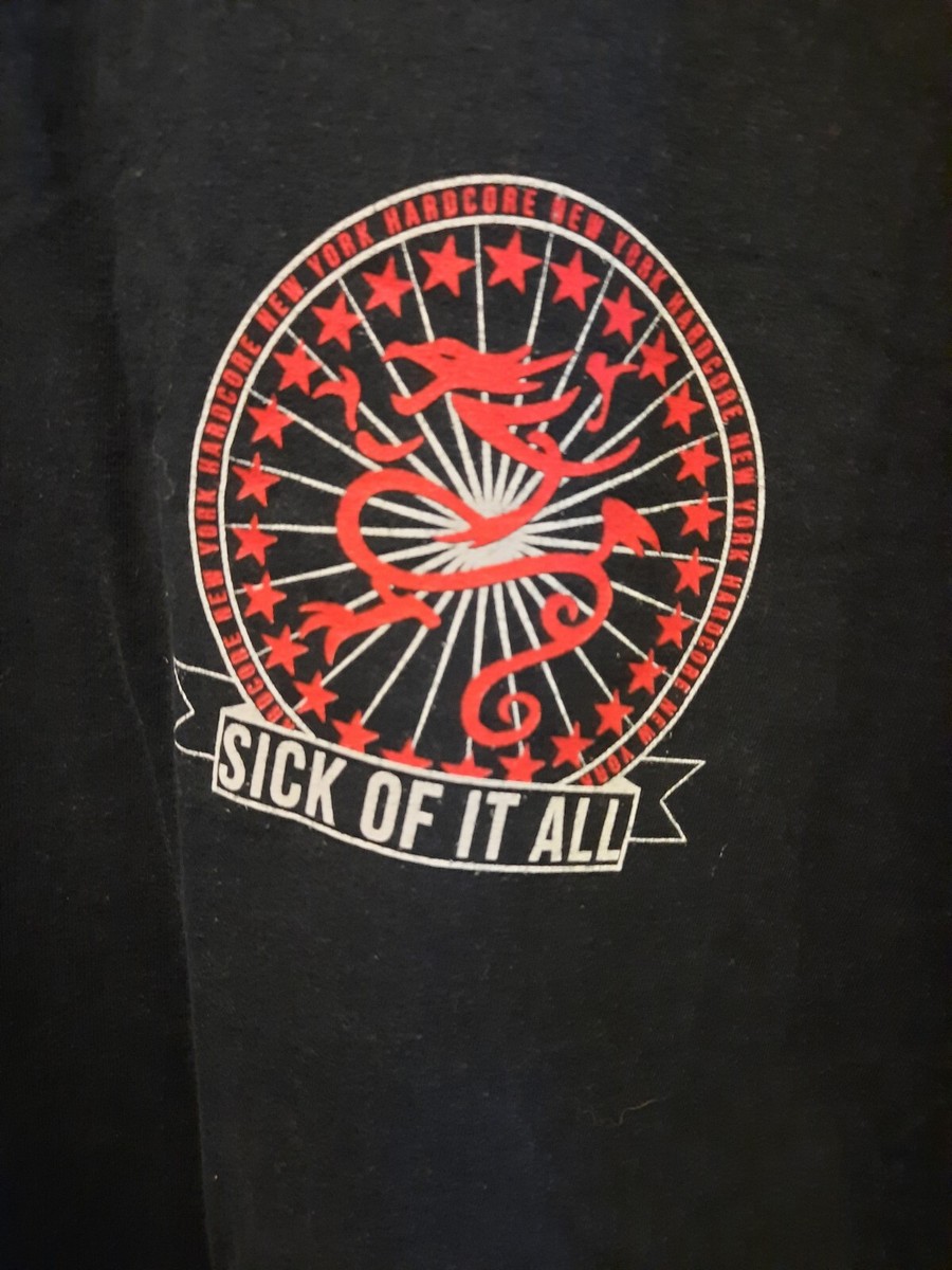 sick of it all NYHC Tシャツ　ビンテージ Rare Vintage Sick Of It All Built To Last T Shirt NYHC Ny