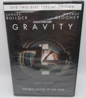 Gravity (2 DVDs) George Clooney, Sandra Bullock / NEW, ships next business day