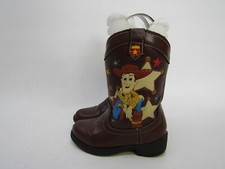 Disney Toy Story Woody Toddler Size 6 Brown Zip Cowboy Western Boots