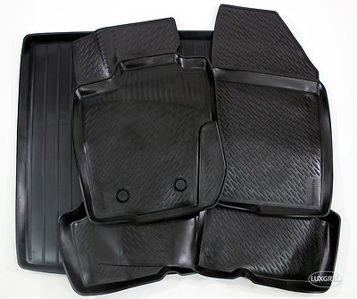 Gummimatten + Kofferraumwanne Set Für Dacia Duster 4WD 2010-2014 3D TPE