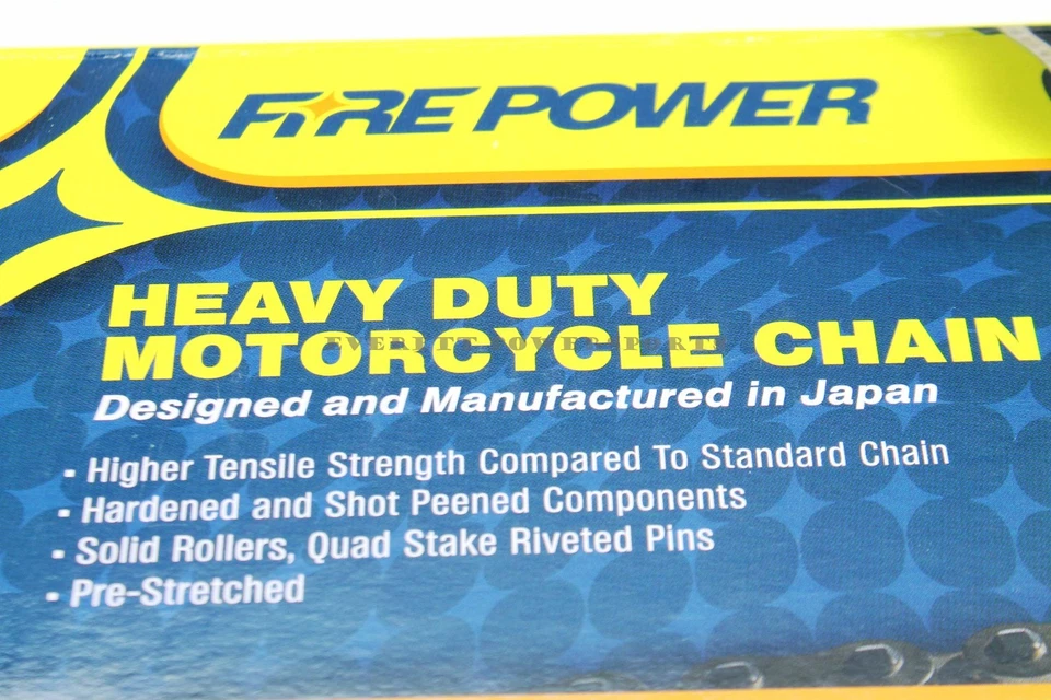 Cadena de transmisión trasera Clip FP 428H-104 428 paso 104 eslabones CT 90 110 (ver notas) #Z75 Foto 3 de 3