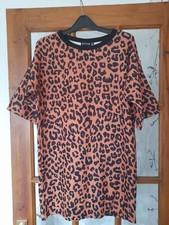 leopard print dress M/L 