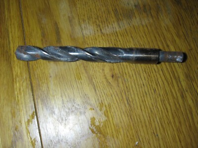 Vintage 1/2 Zoll Bohrer mit reduziertem Schaft od 18 mm Schmied HSS Spiralbohrer