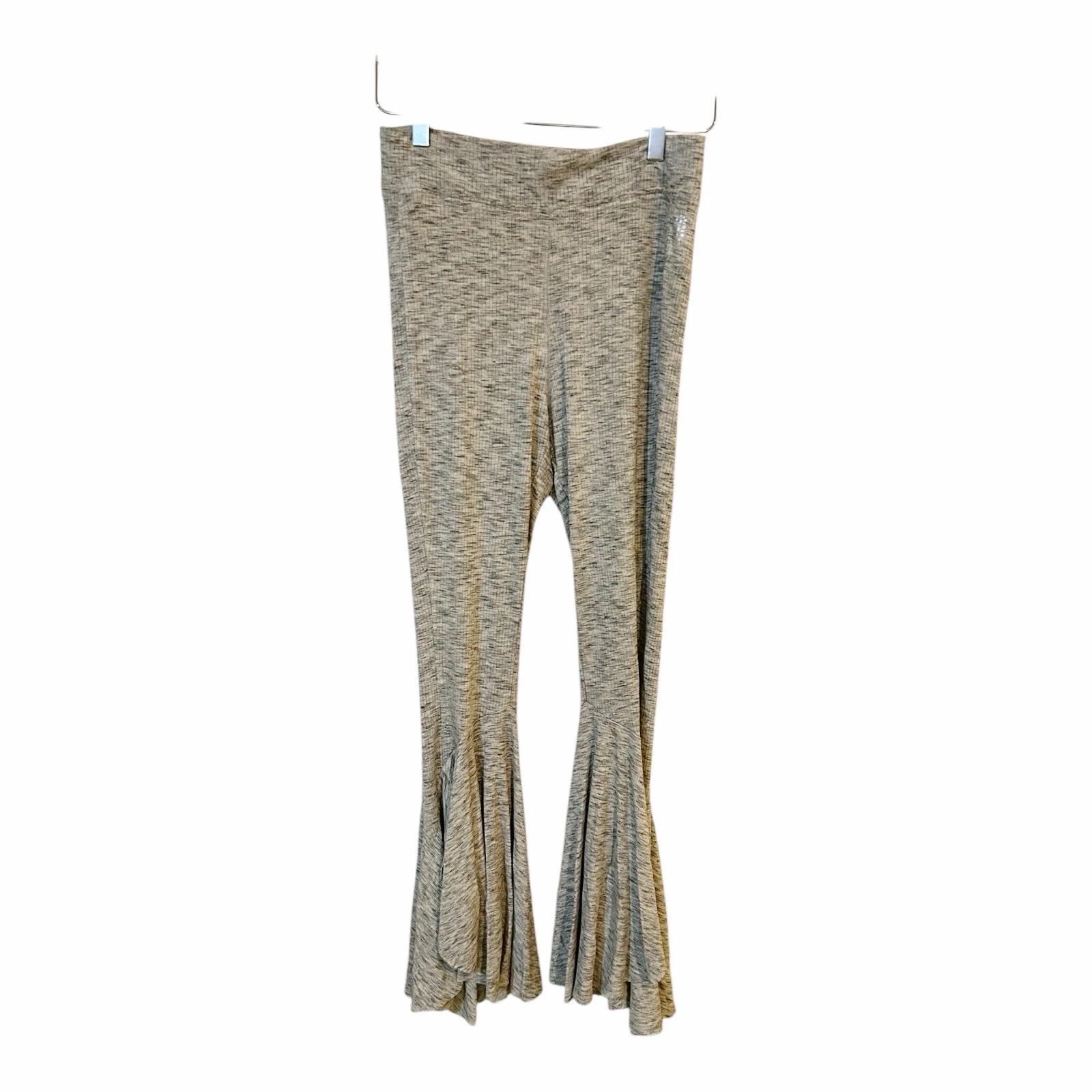 free-people-movement low & flow ribbed ruffle bottom leggings