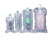 25x Clear Plastic Inflatable Air Packaging Chamber Cushion Bubble Bags w/ Pump