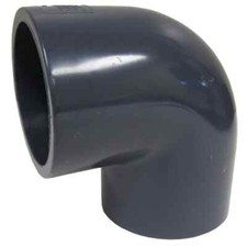 ERA SCH 80 PVC 1-1/2" 90  Elbow, Socket, Water Pipe Fitting, 140 F Max, NSF Comp